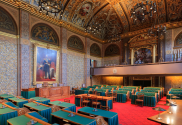 Interieur van de Eerste Kamer