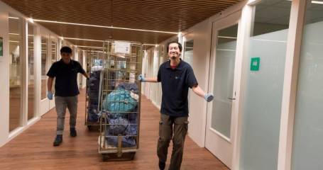 Mensen met een beperking aan het werk