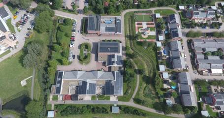 ASVZ verduurzaming luchtfoto