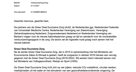 cover brief tweede kamer