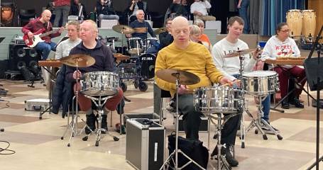 De Jostiband repeteert