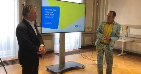 VGN directeur Theo van Uum start zijn inleiding 