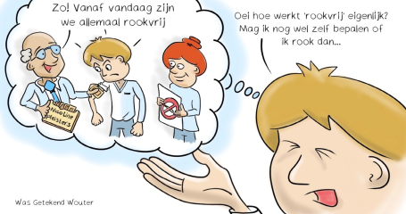 Medewerker denkt na over wat rookvrije zorg voor hem betekend