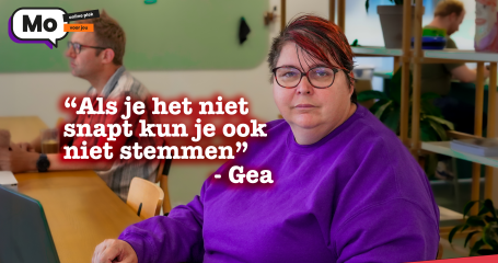 Gea 'Als je het niet snapt, kun je ook niet stemmen'