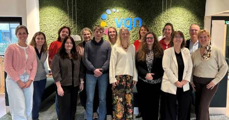 Cursisten, docenten en VGN-vertegenwoordiger