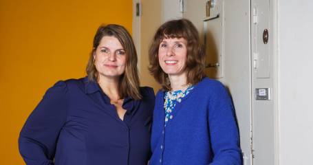 Marjan van Eijk en Henrieke Lamers