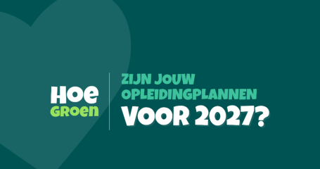 Hoe groen zijn jouw opleidingsplannen voor 2027?