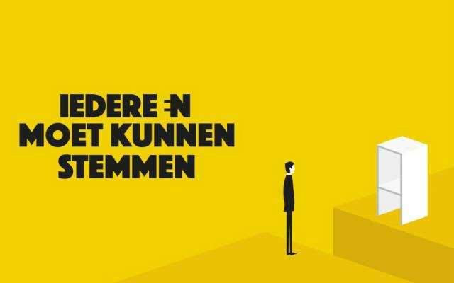 gele achtergrond met woorden