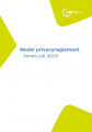 Voorblad Model privacyreglement
