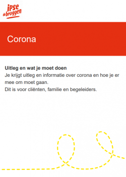 Informatieboekje over coronavirus eenvoudig uitgelegd (met pictogrammen)