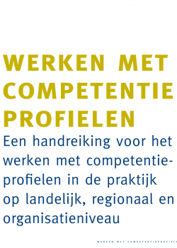 Voorkant Werken met competentieprofielen