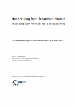 Voorblad Handreiking (niet-)reanimatiebeleid