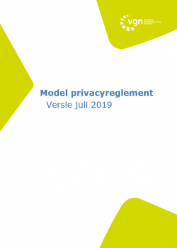 Voorblad Model privacyreglement