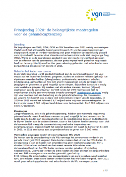 Notitie Prinsjesdag 2020