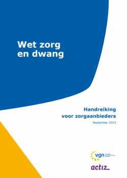 Voorblad Handreiking 'Wzd voor zorgaanbieders' 