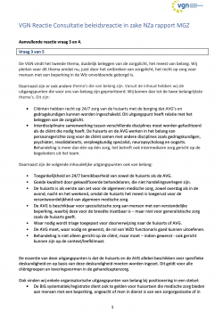 bijlage VGN reactie consultatie MGZ