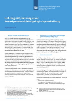 cover brochure Het mag niet het mag nooit