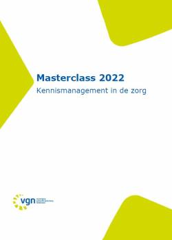 Masterclass kennismanagement in de zorg 2022