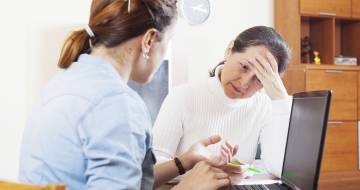 Twee vrouwen in gesprek