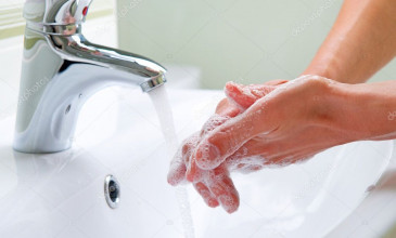 Foto handen wassen