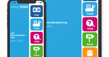Startscherm CAO app