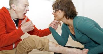 client gehandicaptenzorg praat met arts