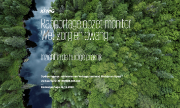 cover Eindrapportage Opzet monitor Wet zorg en dwang 2020