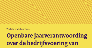 cover openbare jaarverantwoording over de bedrijfsvoering van zorgaanbieders