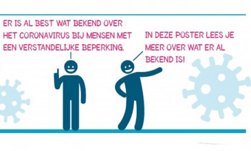 Makkelijk lezen poster coronavirus