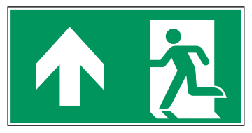 pictogram nooduitgang