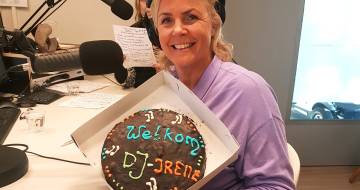 Irene Moors bij radio Gemiva