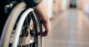 Persoon in rolstoel