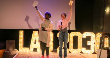 Dagvoorzitters Idman en Julianne