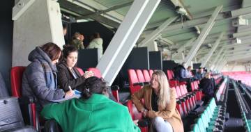 Werkgroepen aan de slag in het Goffertstadion