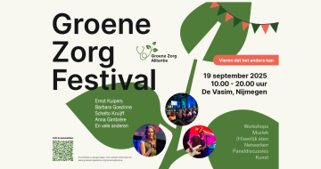 tekst groene zorg festival data en sprekers