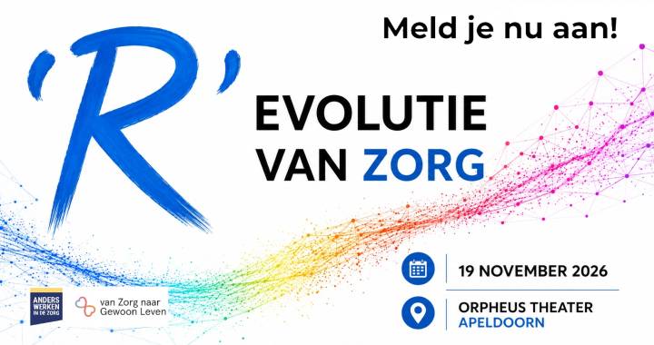 Omslagfoto van congres R'evolutie van zorg 19/11/2026