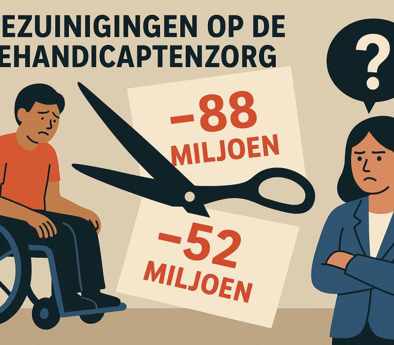 Twee bezuinigingen op de gehandicaptenzorg gaan niet door