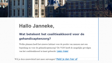 Voorbeeld spam e-mail