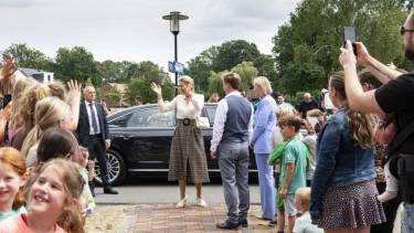 Koningin Maxima op bezoek bij Kempenhaege