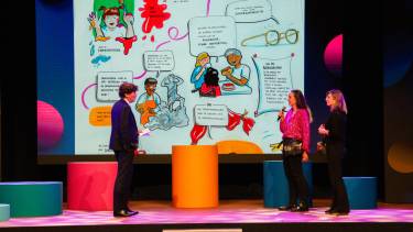 Getekend Verslag brengt het congres tot leven in beeld.