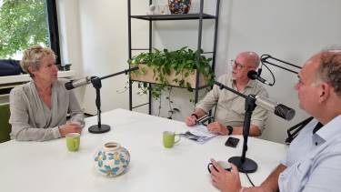 Groepsfoto Podcast StellingCast over zorgtechnologie 