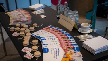 De VGN-tafel op de kennismakingsmarkt