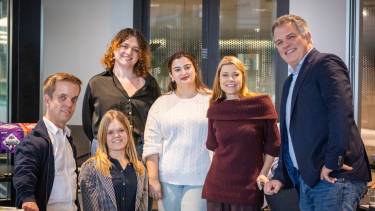 Op de foto met Lisa Westerveld