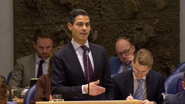 Rob Jetten in de Kamer aan het woord